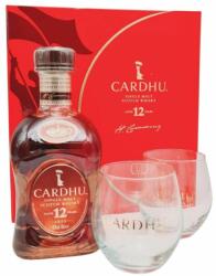 CARDHU 12 Ani Whisky 0.7L+2 Pahare, 40%