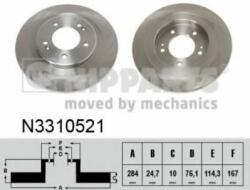 NIPPARTS Disc frana HYUNDAI i40 CW (VF) (2011 - 2016) NIPPARTS N3310521