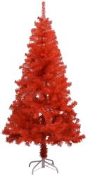 vidaXL Brad de Crăciun artificial cu suport, roșu, 120 cm, PVC (329183)