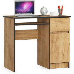 AKORD Íróasztal - Akord Furniture - 90 cm - kézműves tölgy