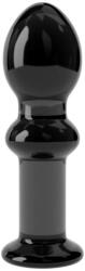 Lovetoy Dop Anal Din Sticla Borosilicata Glass Romance, Negru, 11.5 Cm