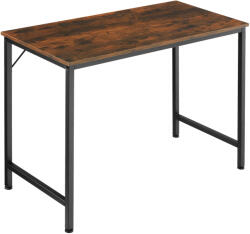 tectake 404459 jenkins íróasztal - ipari sötét fa, rusztikus, 100 cm