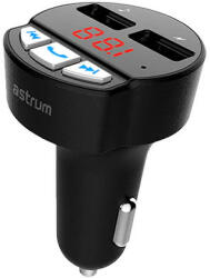 Astrum FM390 autós bluetooth 5.0 kihangosító + FM Transmitter, PD töltés, USB in, USB töltés, mikrofon