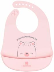 KikkaBoo Силиконов лигавник KikkaBoo - Bear with me, Pink (31303030042) - baby
