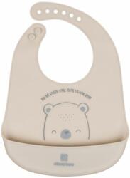 KikkaBoo Силиконов лигавник KikkaBoo - Bear with me, Grey (31303030045) - baby