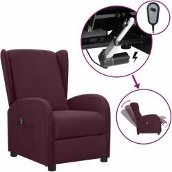 vidaXL Fotoliu rabatabil electric, violet, material textil (3098932)