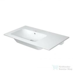 Duravit ME BY STARCK 830x490 mm-es bútorral aláépíthető csaplyuk nélküli mosdó bal oldali medencével, 2345830060 (2345830060)