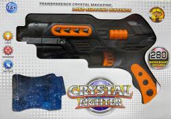 Műanyag Pisztoly Ledes Crystal Fighter 280 vizgolyós No. 801K - Gyerek játék