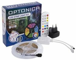OPTONICA Banda LED Set Adapter + Bluetooth Music + Telecomanda 30 LEDs 12W RGB (4328)