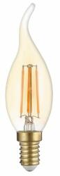 OPTONICA LED Filament Tip Flacara Bulb C35T E14 Sticla Galbuie Dimabil 4W Alb Cald (1416)