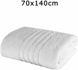 Ralex Pucioasa Prosop baie bumbac, 70x140cm, 550g mp, linii, alb-G071 (G071)