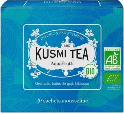 Kusmi Tea Ceai de fructe AQUAFRUTTI, 20 de pliculețe de ceai din muselină, Kusmi Tea (21683A1120)