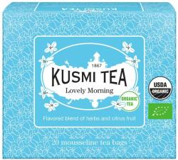 Kusmi Tea Ceai verde LOVELY MORNING, 20 pliculețe de ceai de muselină, Kusmi Tea