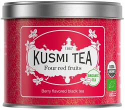 Kusmi Tea Ceai negru FOUR RED FRUITS, cutie de ceai din frunze vrac 100 g, Kusmi Tea