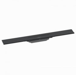Hansgrohe RainDrain Flex oldalfal mellé zuhanylefolyó 70 cm, vágható, matt fekete 56050670 (56050670)