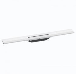 Hansgrohe RainDrain Flex oldalfal mellé zuhanylefolyó 70 cm, vágható, matt fehér 56050700 (56050700)