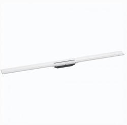 Hansgrohe RainDrain Flex oldalfal mellé zuhanylefolyó 120 cm, vágható, matt fehér 56054700 (56054700)