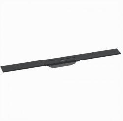Hansgrohe RainDrain Flex oldalfal mellé zuhanylefolyó 90 cm, vágható, matt fekete 56052670 (56052670)