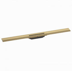 Hansgrohe RainDrain Flex oldalfal mellé zuhanylefolyó 90 cm, vágható, szálcsiszolt bronz 56052140 (56052140)
