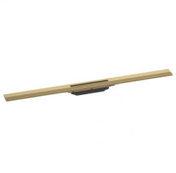 Hansgrohe RainDrain Flex vágható zuhanylefolyó 90 cm, szálcsiszolt bronz 56045140 (56045140)