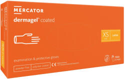 Mercator Medical DERMAGEL COATED - Latex púdermentes testkesztyű, belső réteg polimer, 100 db, L