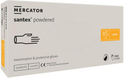 Mercator Medical SANTEX POWDERED - Latex púderes testkesztyű, 100 db, L