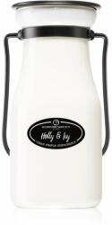 Milkhouse Candle Milkhouse Candle Co. Creamery Holly & Ivy lumânare parfumată Milkbottle 227 g