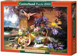 Castorland Puzzle Castorland din 2000 de piese - Flori si pasari (C-200276-1)