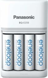Eneloop Panasonic Eneloop Smart Plus USB BQ-CC55 4x AA/AAA NiMH Akkumulátor Töltő (K-KJ55MCD40E)