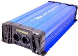 NEW ENERGY Tiszta szinuszos inverter 12V 4000W nagy teljesítményű feszültségátalakító napelemes rendszerhez, LCD kijelzővel (INVERTER_12V_4000W_KEK)