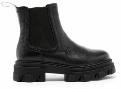 Charles Footwear bőr bokacsizma fekete, női, platformos - fekete Női 38 - answear - 29 990 Ft