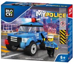 Set de construit, Blocki My Police, Masina de politie pentru patrulare (NBN000KB0617)
