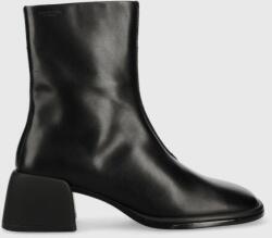 Vagabond Shoemakers bőr csizma Ansie fekete, női, magassarkú - fekete Női 39 - answear - 68 990 Ft