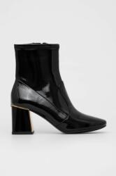 Tory Burch bőr csizma fekete, női, magassarkú - fekete Női 41 - answear - 122 990 Ft