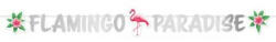 Amscan Flamingo Paradise papír felirat 135 cm (DPA9903332)