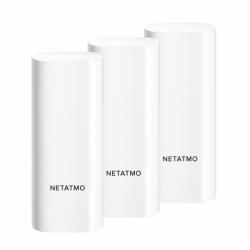 Legrand Netatmo DTG-PRO Netatmo okos nyitás érzékelő; mágnes mentes, giroszkópos érzékelő ajtóra és ablakra egyaránt; kétoldalú ragasztóval, fehér színű; elemes megtáplálás; okos beltéri kamera központhoz csa