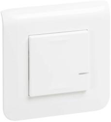 Legrand Netatmo 077723L Program Mosaic okos szimpla kapcsoló (távvezérlő) 1 csoport vezetékes okos eszköz távvezérlésére alkalmas (egypólusú kapcsoló, mikromodul, csatlakozóaljzat (077723L)