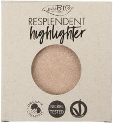 puroBIO cosmetics Resplendent Highlighter - Utántöltő - 01 Pezsgő Refill