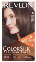 Revlon Colorsilk Beautiful Color vopsea de păr set cadou 40 Medium Ash Brown