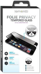 Lemontti Folie Sticla Full Fit Privacy iPhone 14 / iPhone 13 / iPhone 13 Pro Black (9H, 0.33mm) (LFSFFPI143PBK) - vexio