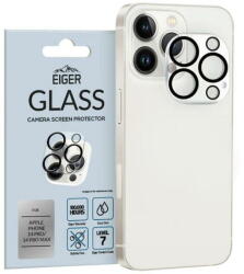 Eiger Folie Sticla Camera 3D Glass iPhone 14 Pro / 14 Pro Max Clear (EGSP00847) - vexio