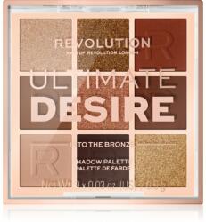 Revolution Beauty Ultimate Desire szemhéjfesték paletta árnyalat Into The Bronze 8, 1 g
