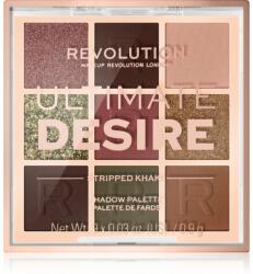 Revolution Beauty Ultimate Desire szemhéjfesték paletta árnyalat Stripped Khaki 8, 1 g