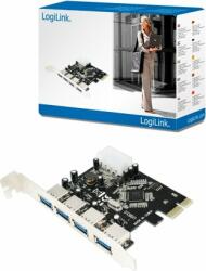 LogiLink USB 3.0-ás 4 porots PCI Express kártya (PC0057)