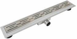BALNEO Set rigola pentru dus plus capac 100 cm Balneo Decor Next Stripes inox periat (Stripes100N)