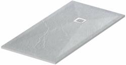 BALNEO Cadita dus dreptunghiulara Balneo din compozit 80x140 gri deschis (STFLG8014025)