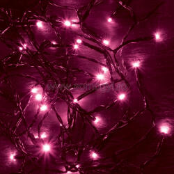 Somogyi Elektronic Ghirlanda cu LED-uri, pt interior, pink, 50 LED cu lumina statica (KII 50/P)