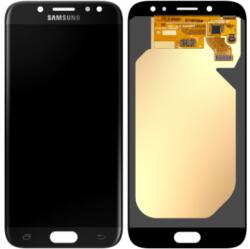 Samsung J730 Galaxy J7 (2017) LCD Kijelző+Érintőüveg, Fekete (GH97-20736A, 20801A) Service Pack