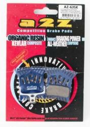 a2z AZ-635K tárcsafék betét Shimano Deore, SLX, XT, XTR fékekhez, hűtőbordás, acél alap, organikus pofa