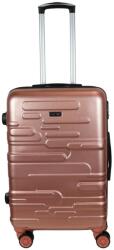 Easy Trip Vigo rose gold 4 kerekű közepes bőrönd (Vigo-M-rosegold)